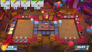 Carnival of chaos 3-3 Solo 4 stars - Overcooked!2