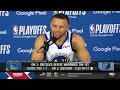 Stephen Curry Postgame Interview - Game 2  Warriors vs Grizzlies  2022 NBA Playoffs