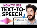 How to USE GOOGLE CLOUD TEXT TO SPEECH (Step by Step)