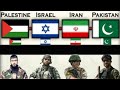 Palestine vs Israel vs Iran vs Pakistan Military power comparison 2023 | Global   power|