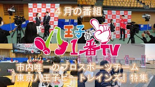 八王子が一番ＴＶ４月号　市内唯一のプロスポーツチーム『東京八王子ビートレインズ』特集