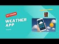 Weather App with Streamlit and OpenWeatherMap API | Python Tutorial by Urukundamma