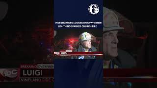 4-alarm fire at church in Vineland, New Jersey