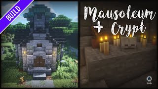 Minecraft Build : ⚰️ Mausoleum + Crypt | Halloween 🕯️