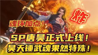 斗罗大陆魂师对决：SP唐昊正式上线！昊天锤武魂果然特殊！