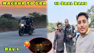 Finally Goa k liye nikl gaye 😍 IBW dekhne 🏍️ Map k रास्तो ने to aaj rula दिया 😭