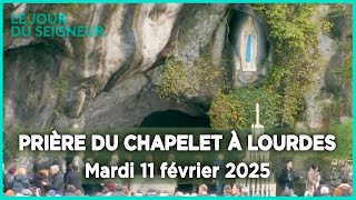 Prière du Chapelet à Lourdes du mardi 11 février 2025 en intégralité - Le Jour du Seigneur