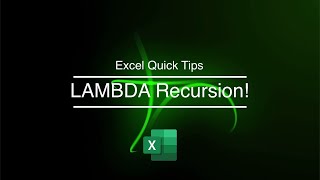 Excel LAMBDA Recursion, recursion, echo...