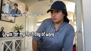 GRWM FOR MY FIRST DAY OF WORK AT MCDONALDS!