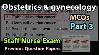 Obstetrics and gynaecology nursing questions MCQS