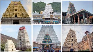 Top Famous Gali Gopurams | Tirumala, madurai, srisailam, arunachalam, mangalagiri, kotappakonda