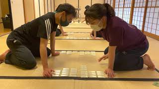 Japanese Karuta Game (Chihaya-furu) Kamiyama vs Obara