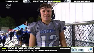 MVP: Danville RB Cole Delaughder vs Northmor