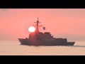 ROK Navy destroyers launching SM-2 missiles (DDH, DDG)