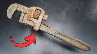 I Brought This RUSTY Wrench Back to LIFE with a MIRROR FINISH!