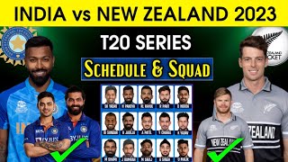 New Zealand Tour Of India | India T20 Squad vs New Zealand | India T20 Squad vs NZ 2023