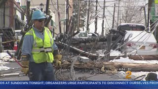 Nor'easter Cleanup Continues As Thousands Remain Without Power