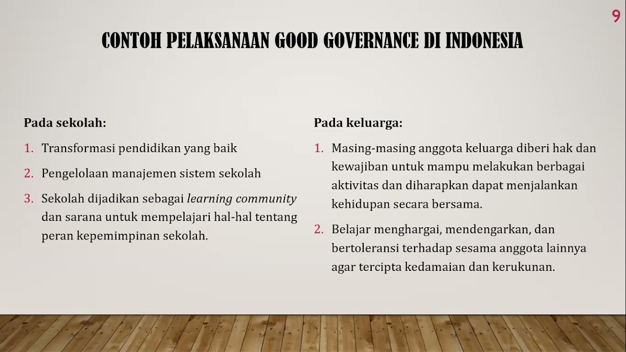 PERMASALAHAN PELAKSANAAN GOOD GOVERNANCE DI INDONESIA - YouTube