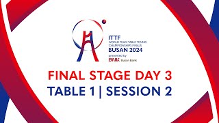 LIVE! | T1 | Day 8 | ITTF World Team Table Tennis Championships Finals Busan 2024 | CHN vs FRA (SF)