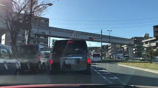 4x) 野猿街道 都道20号、都道160号 下り全線 (国立インター入口〜打越) Onboard on the Yaen-Kaido Ave. (Tokyo Pref. road 20, 160)