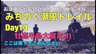 [みちのく潮風トレイル Day13]牡鹿半島縦走/渡波駅から清水田/おばあちゃんのひとりロングトレイル