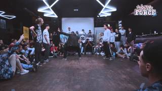 KACZOREX \u0026 SPAZM VS FANTOM \u0026 GRUBY // INFINITE FORCE 2015 // POPPING QUARTER FINAL