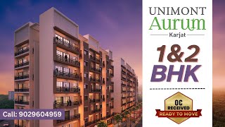 1 \u0026 2 BHK in Unimont Aurum Karjat Ready Flats | Shiv Properties | Show Flat | 9029604959