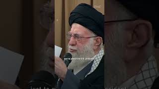 Iran Supreme Leader signals crackdown on protesters he says are seeking to "please" Trump