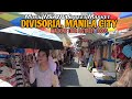 DIVISORIA, MANILA CITY - Street foods & Walking Tour | Largest Street Market in Philippines[4K]2024