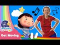 Yoga - Rainbow Colours For Kids |  Get Moving Corner | Learning Videos For Kids | Homeschool Cartoon