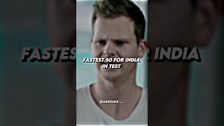 Fastest 50 for India in test #dhakalabhi#shorts
