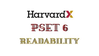 HarvardX CS50: PSET6 - Readability