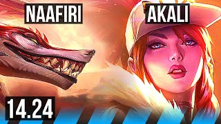 NAAFIRI vs AKALI (MID) | KR Master | 14.24