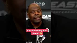 Patrick Ewing was pissed about being stopped by security at MSG