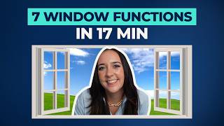 7 Window Functions MASTERED in 17 Minutes | SQL Masterclass