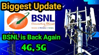 BSNL Biggest Update | BSNL is Back Again 4G, 5G Network | BSNL Ready To Launch 5G in All india