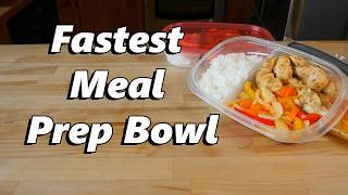 Fast and Easy Meal Prep | Chicken Fajitas Bowl