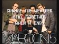 Maroon 5 Sunday Morning lyrics