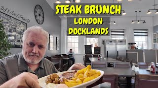 Steak Brunch in London Docklands Diner