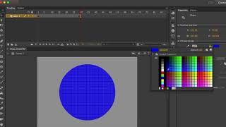 How to animate size using Shape Tween with Adobe Animate CC 2017