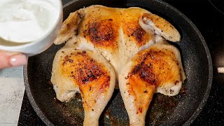 This is how my husband cooks chicken! His secrets to a delicious dinner in a skillet!