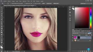 Retocar labios con Photoshop