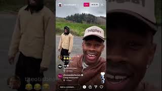 tyler on IG live celebrating call me if you get lost grammy win 4/3/22