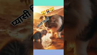 प्यासी बिल्ली 😭😭#catshort #cat #ytshorts #kittycat #kitten #shorts