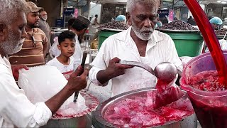 Falsa Sharbat | 70 Years Old Selling Falsa Juice | Amazing Falsa Juice at Street Food Karachi