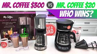 Mr. Coffee Perfect Brew Intelligent $300 vs Brew Now or Later $20 Coffee Maker  WHO WINS?