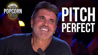 Top 10 PITCH PERFECT Singing Auditions on Britain's Got Talent