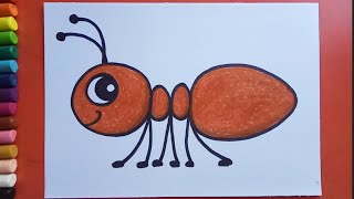 Easy and simple Ant Drawing