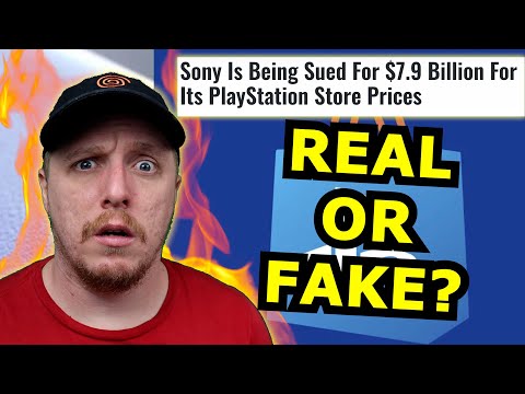 PlayStation is being sued for 7.9 BILLION!!