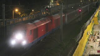 Two MTR Siemens ER20 locomotives + 12 cars IKK-Train, Hong Kong Railway 港鐵東鐵綫列車